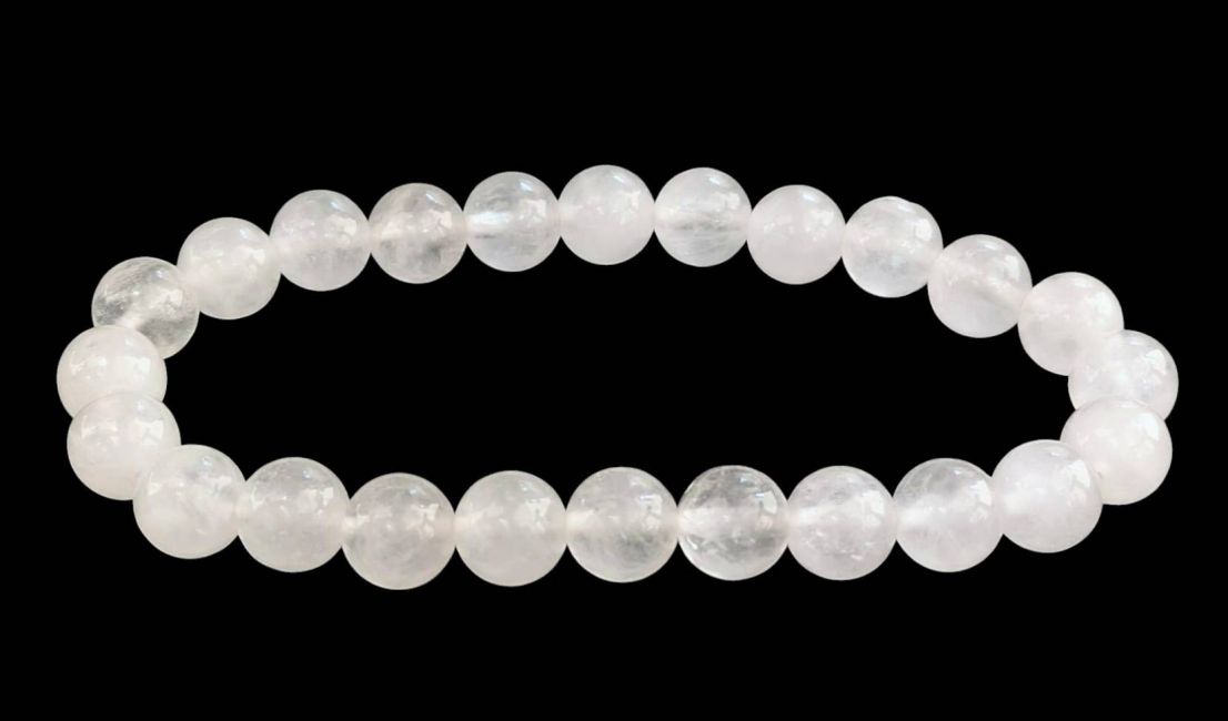 8mm pearls White Jade A bracelet