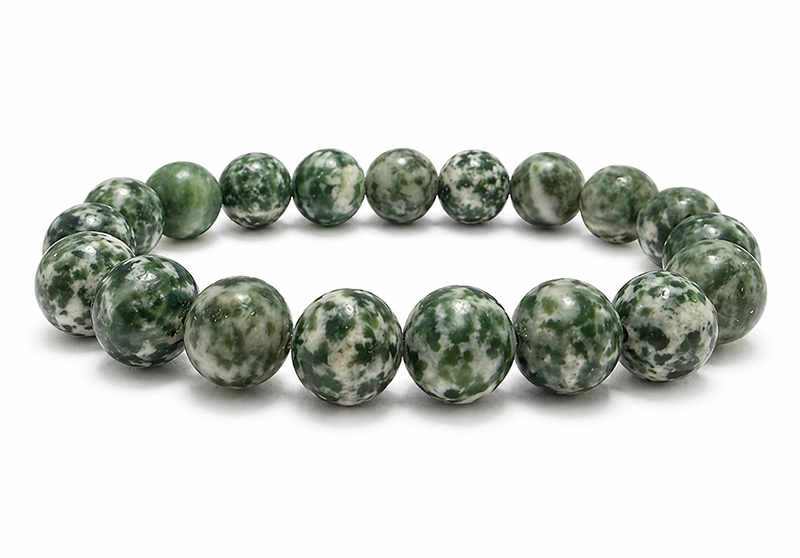 Green Jade Bracelet AB 10mm Beads