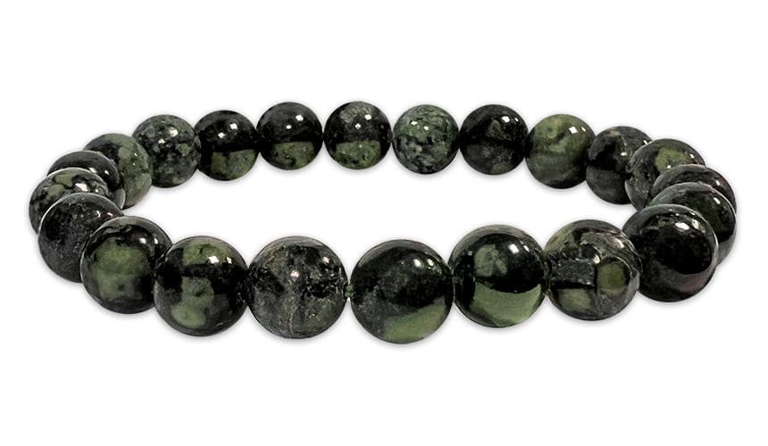 Kambaba jasper 8mm pearls bracelet