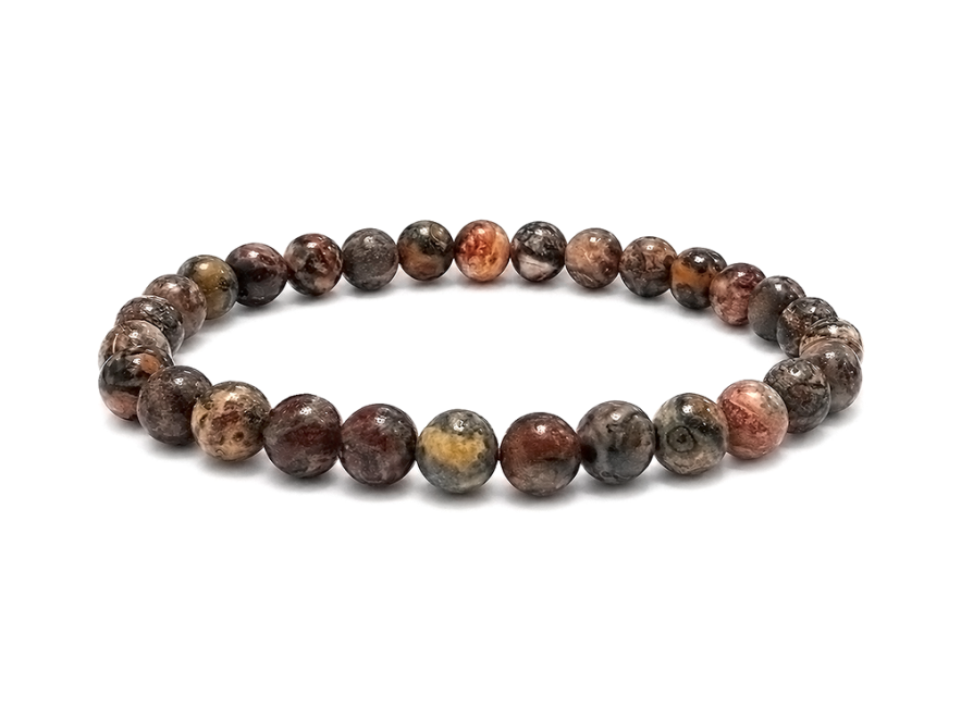 incense at Leopard Jasper Bracelet A 6-7mm Beads