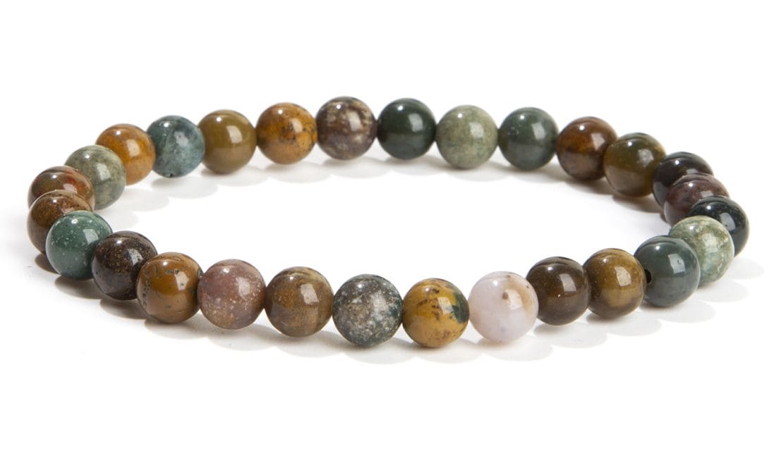 Ocean Jasper Bracelet With 6mm beads