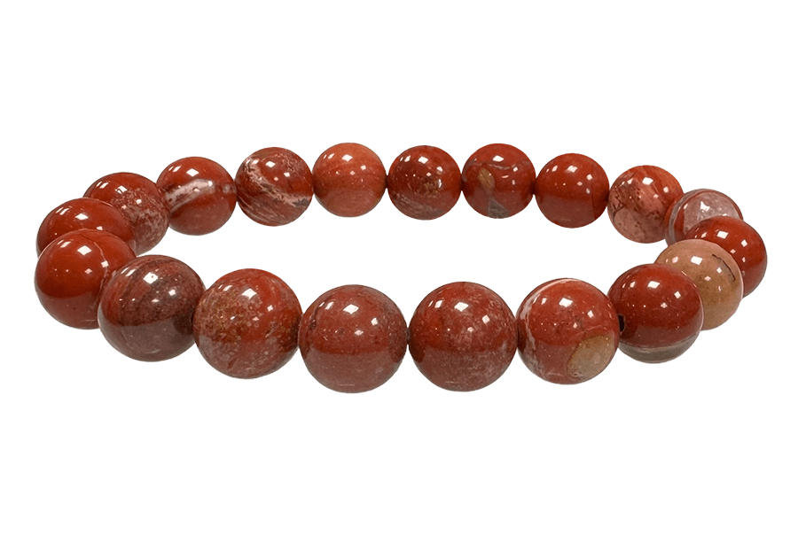 10mm pearls Red Jasper bracelet