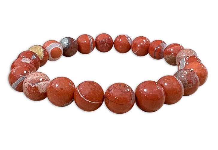 Red Jasper Bracelet 8-9mm beads