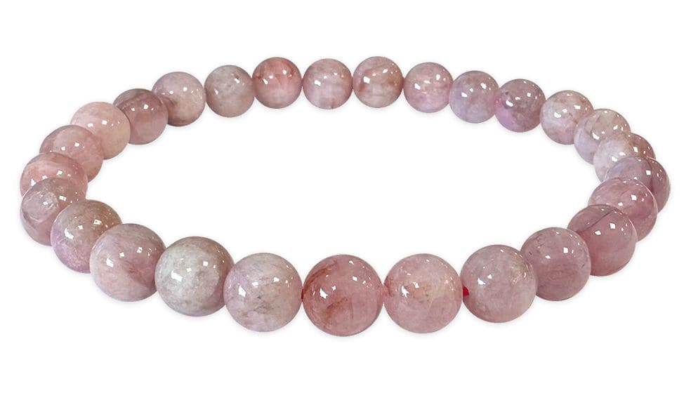 Bracelet Kunzite AB beads 6.5-7.5mm