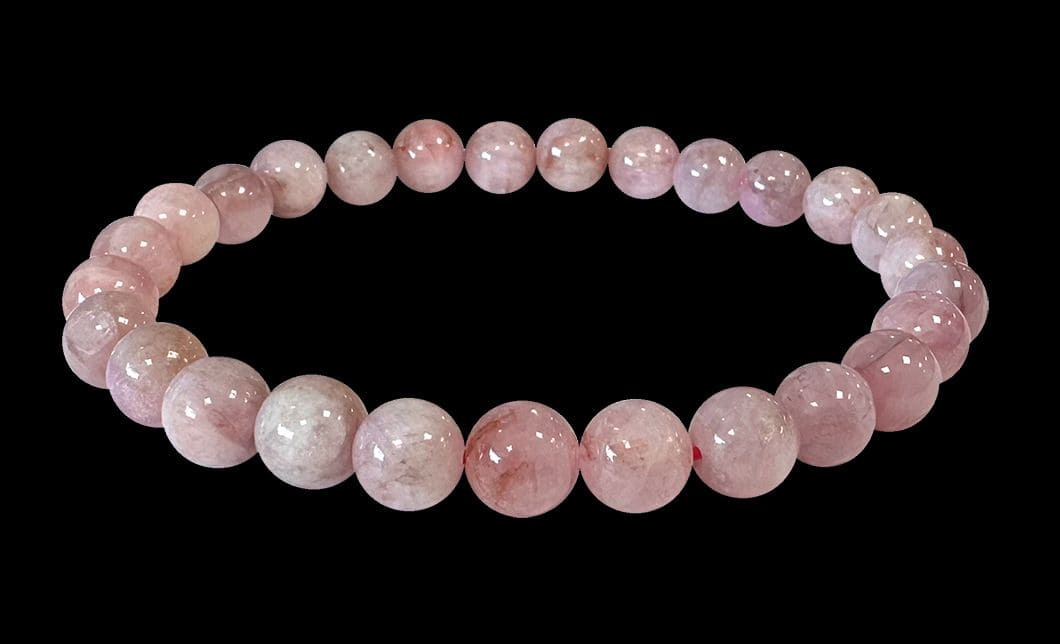 Bracelet Kunzite AB beads 6.5-7.5mm