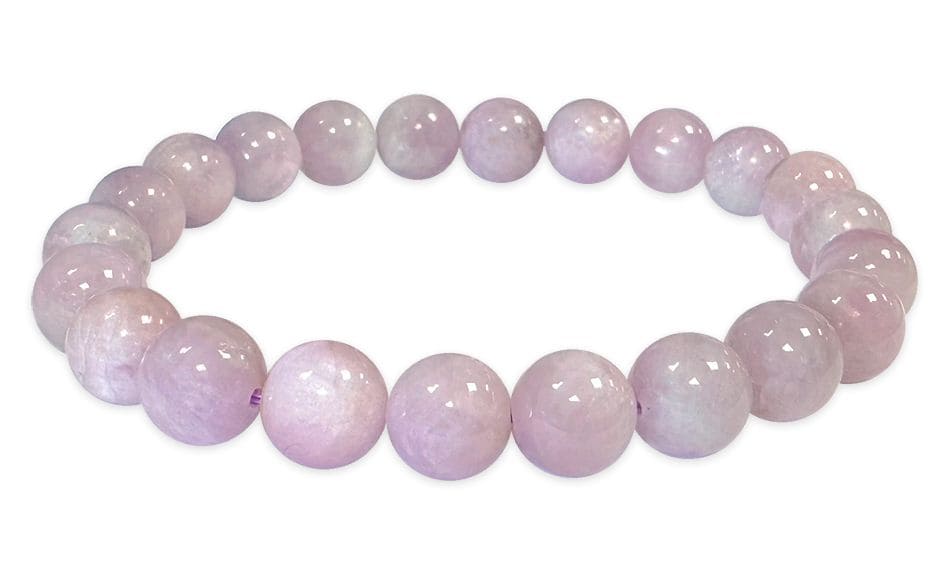 Kunzite A 8mm pearls bracelet