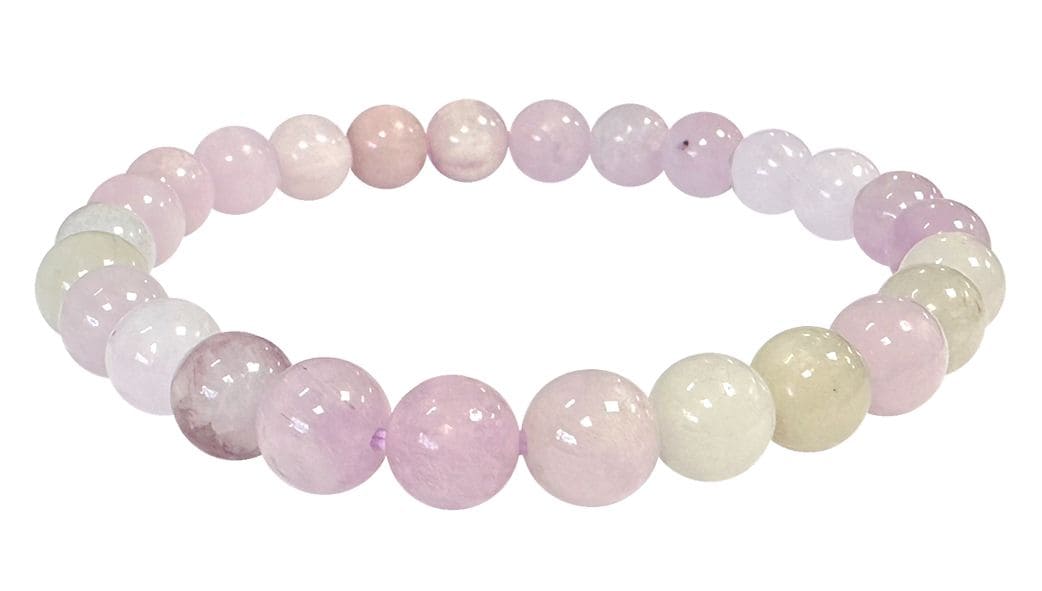 Kunzite Bracelet Multicolor AA beads 7mm