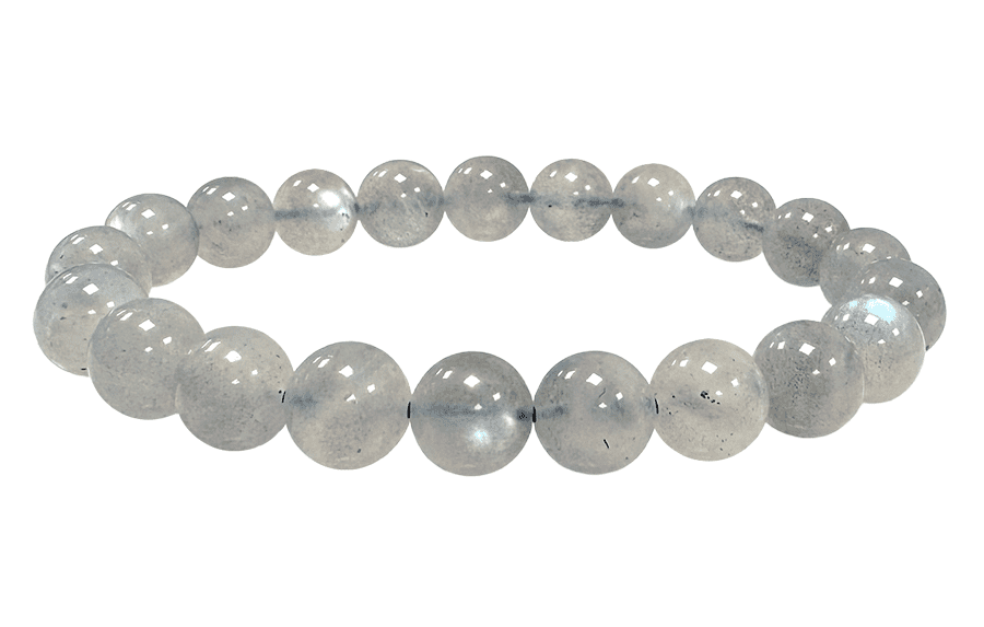 Labradorite A grade pearl bracelet 10mm