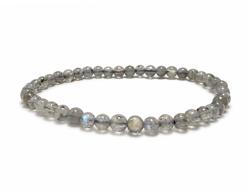Labradorite A Bead Bracelet 4-5mm