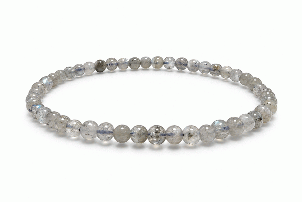 incense at Labradorite A Bead Bracelet 4-5mm
