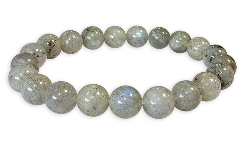 Labradorite 8mm pearls bracelet