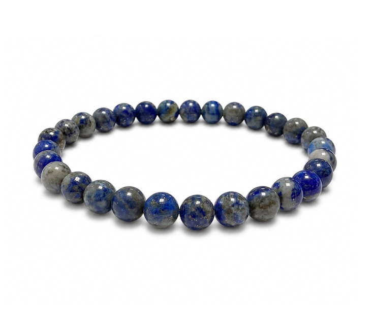 incense at Lapis Lazuli Bracelet AB 6-7mm Beads