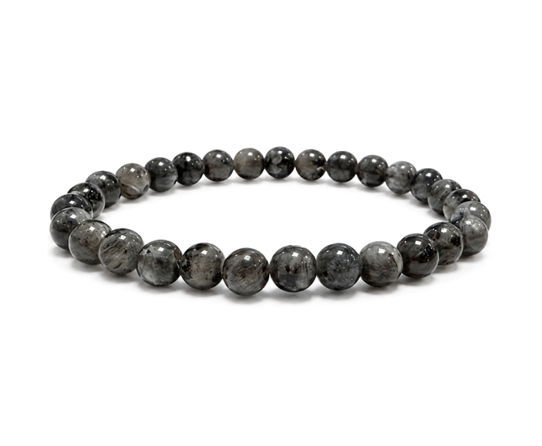 A Grade Larvikite Bead Bracelet 6-7mm