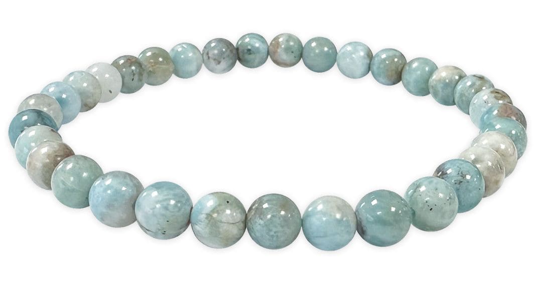 Larimar bracelet beads 5-6mm