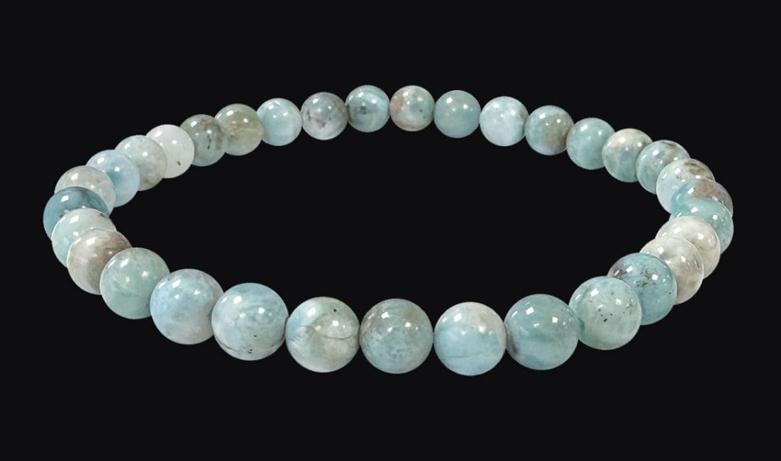 Larimar bracelet beads 5-6mm