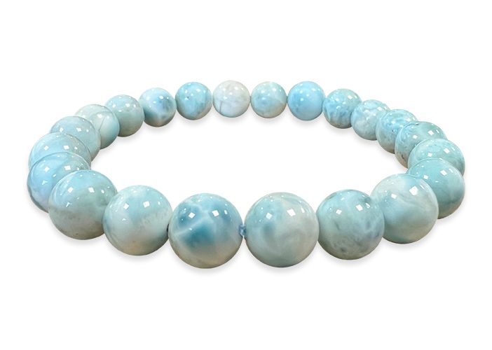 Larimar AA 7-8mm pearls bracelet