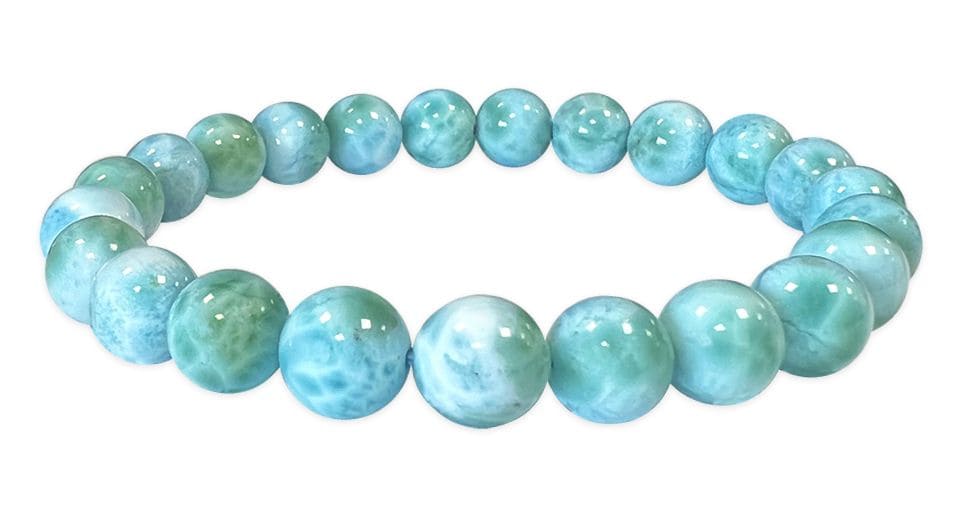 Larimar AAA 7.5-8.5mm pearls bracelet