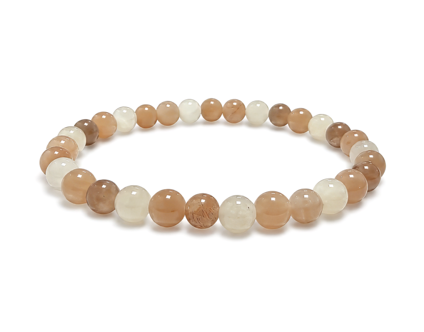 incense at Multicolor Moonstone Bracelet AB 6mm Beads