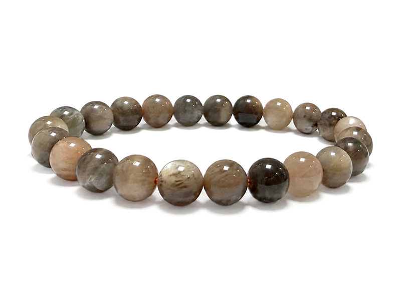 Black Moonstone Bracelet A+ 8-9mm Beads