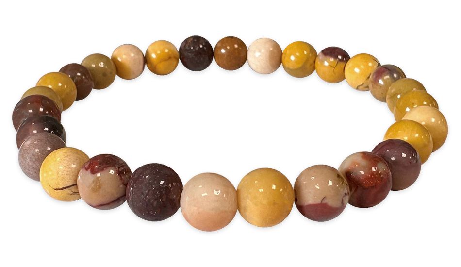 Mokaite Jasper A 6mm pearls bracelet