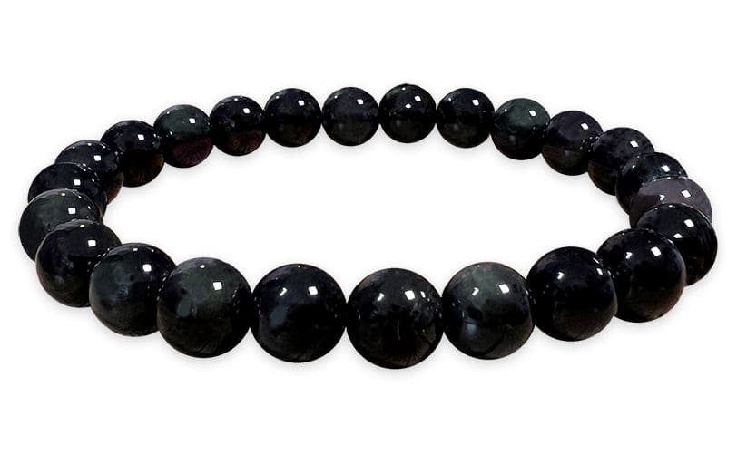 Rainbow Obsidian Celestial Eye A Beaded Bracelet 7-8mm