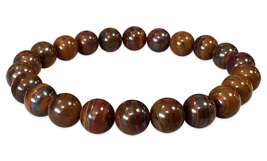 8mm pearls Iron's Eye bracelet A