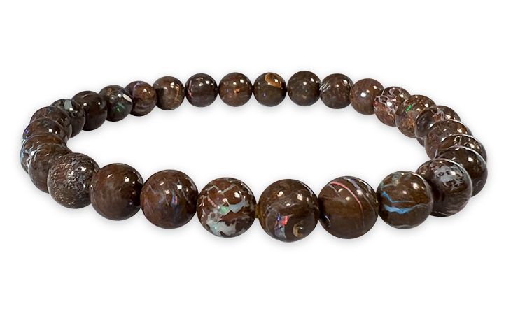 Opale Boulder AA 5-6mm pearls bracelet