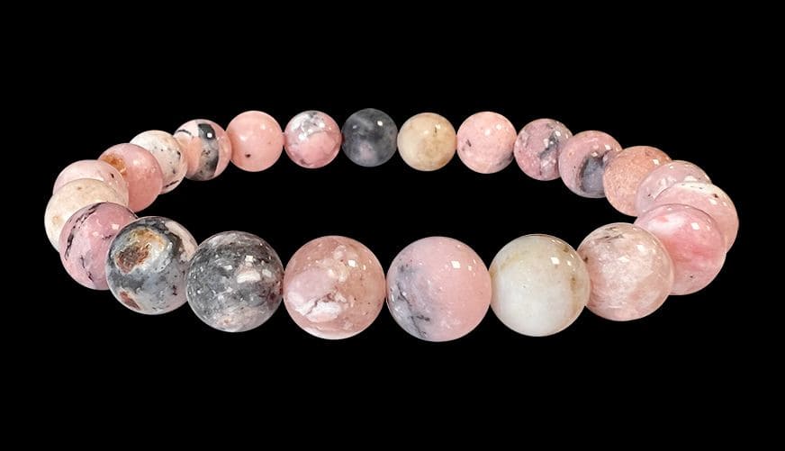 Pink Opal Bracelet beads 8-9mm