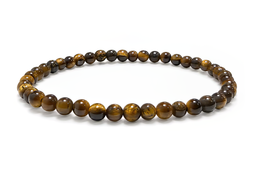 incense at Tiger Eye Bracelet A 4 mm Beads