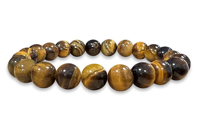 Tiger's eye A 8mm pearls bracelet