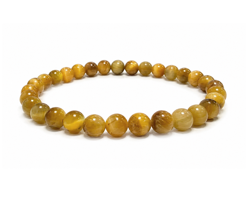 Golden Tiger’s Eye AA Bead Bracelet 6mm