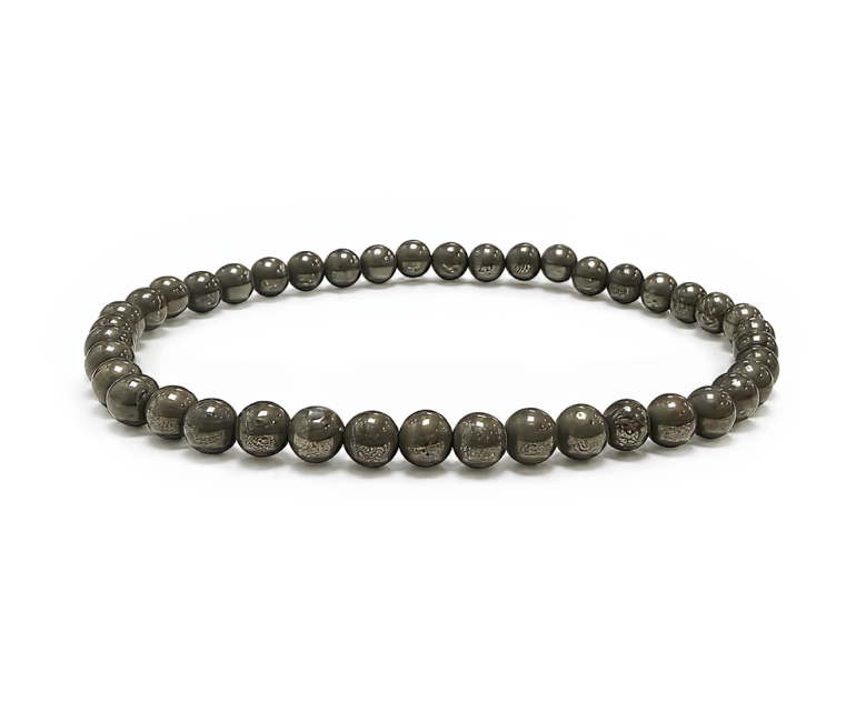 incense at Pyrite Bracelet A 4mm Beads