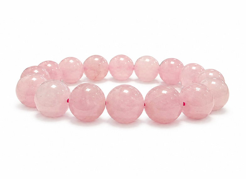 Rose Quartz Bracelet A 12mm Beads