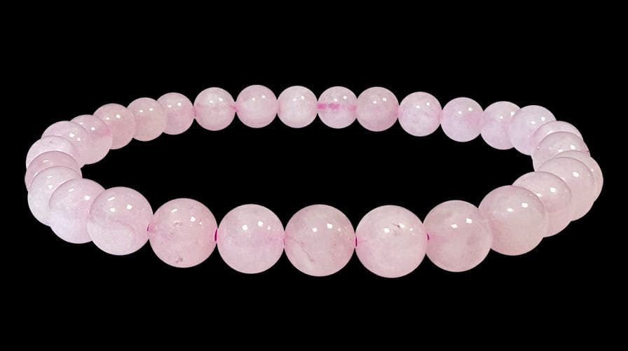 Rose Quartz 6mm pearls bracelet