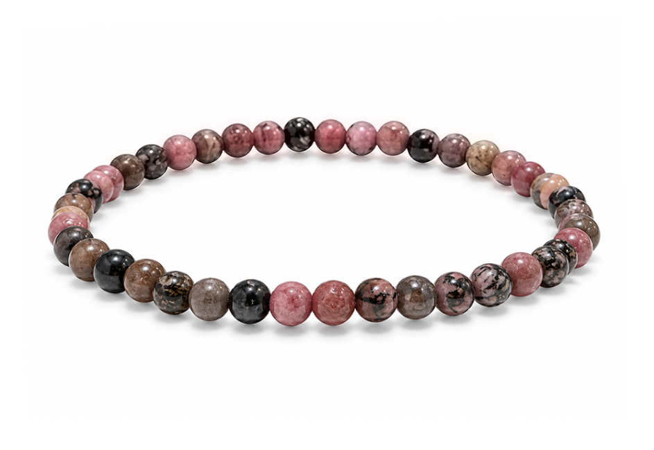 incense at Rhodonite Bracelet A 4mm Beads