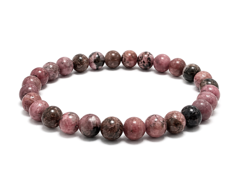 Rhodonite Bracelet A 6mm Beads