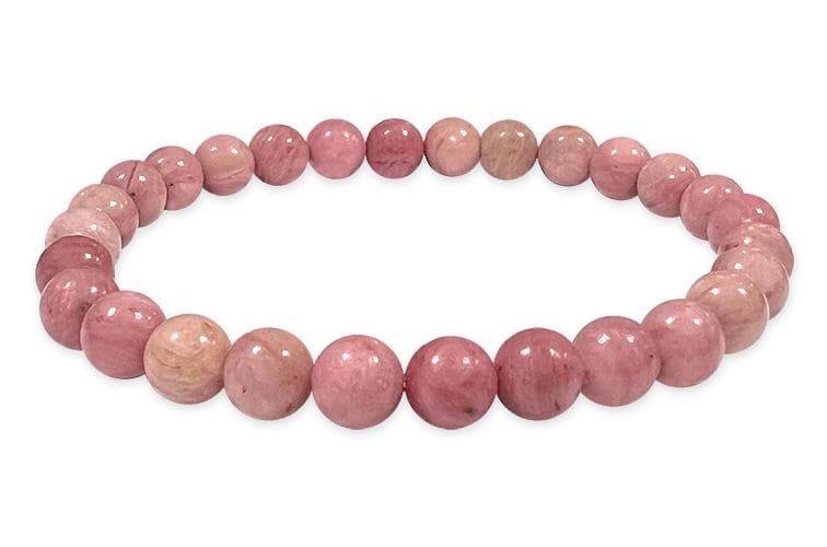 Australian Rhodonite bracelet 6mm pearls