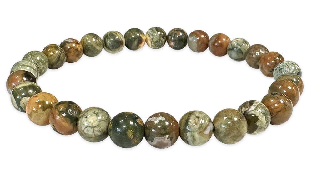 Bracelet Rhyolite A beads 6mm