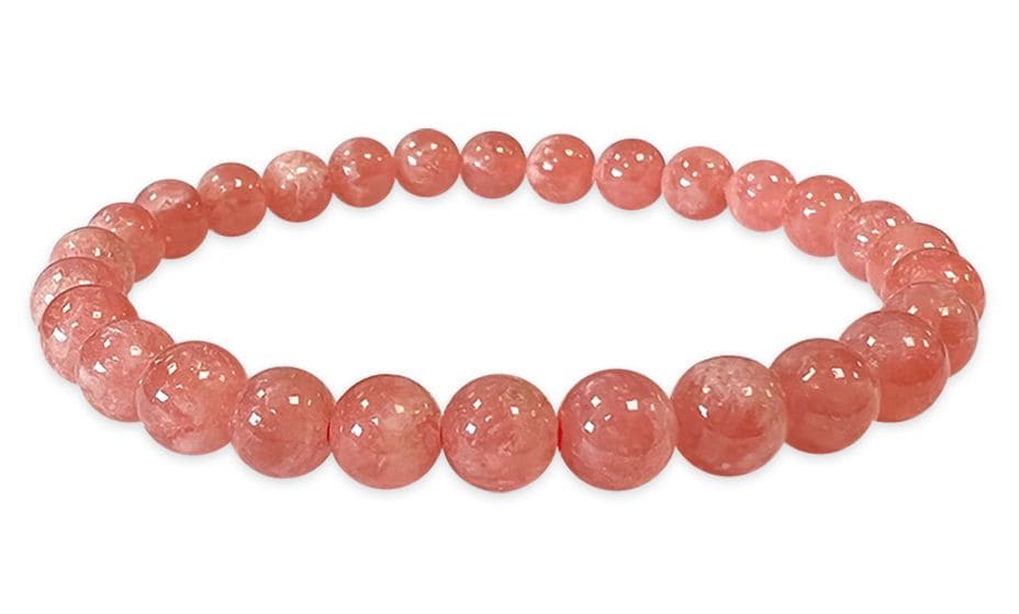 Argentina Rhodochrosite AAAA 6-7mm bracelet