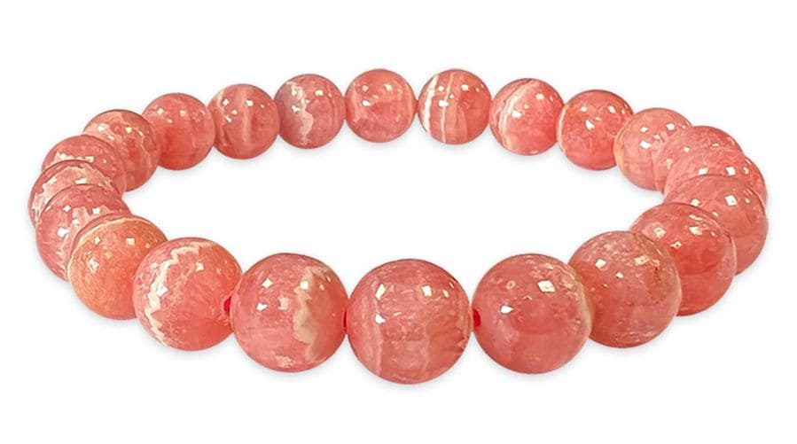 Argentina Rhodochrosite AAA 7.5-8.5mm bracelet