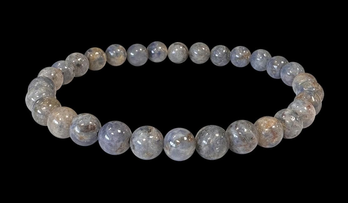 Bracelet Blue Sapphire pearls 5-6mm