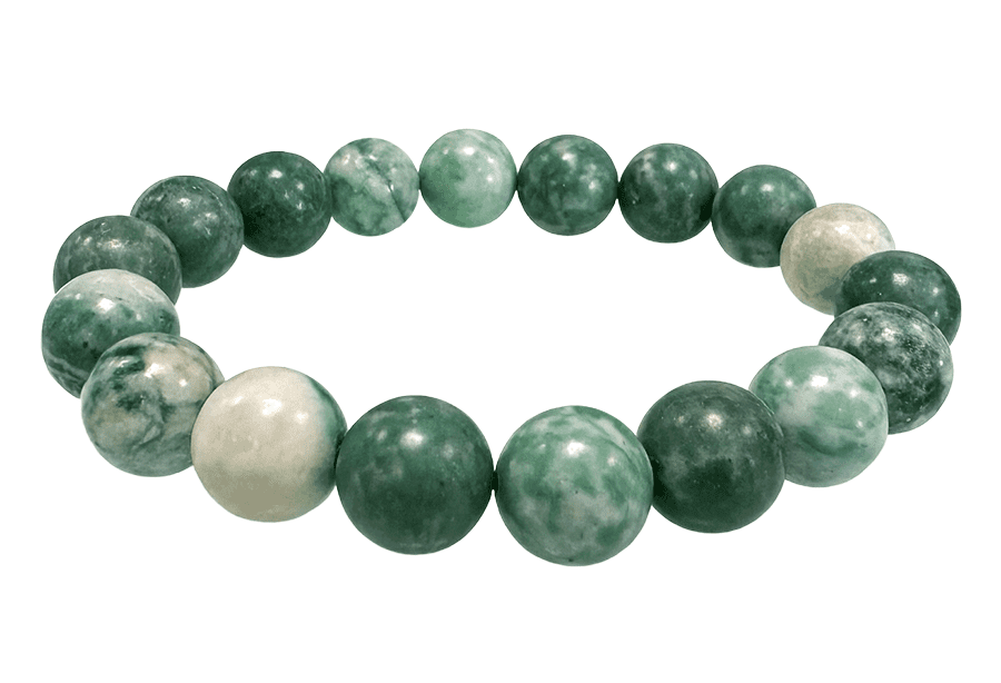 Serpentine A 10mm pearls bracelet