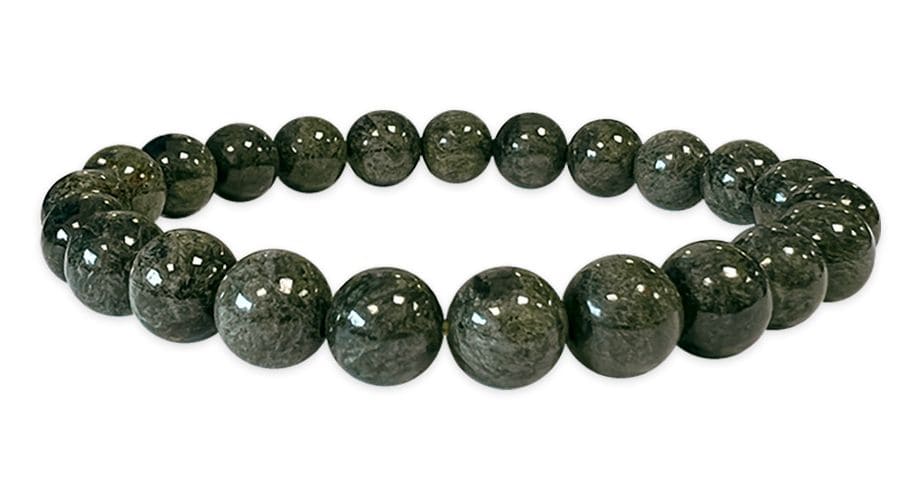 Seraphinite bracelet beads 8mm