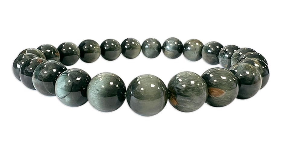 Seraphinite bracelet AA beads 8-9mm