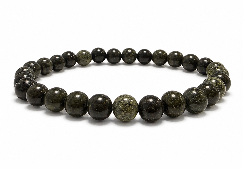 Peruvian Serpentine Bracelet AB 6-7mm Beads