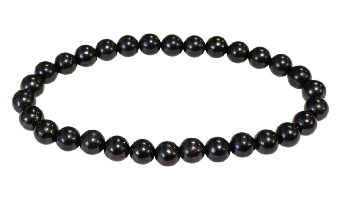 6mm pearls Shungite A bracelet