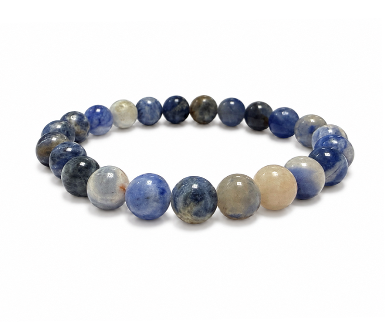 Sodalite AB Bead Bracelet 8mm