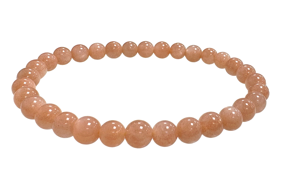 6mm A Sunstones pearls bracelet