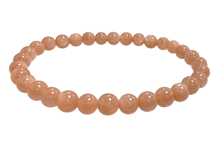 6mm A Sunstones pearls bracelet