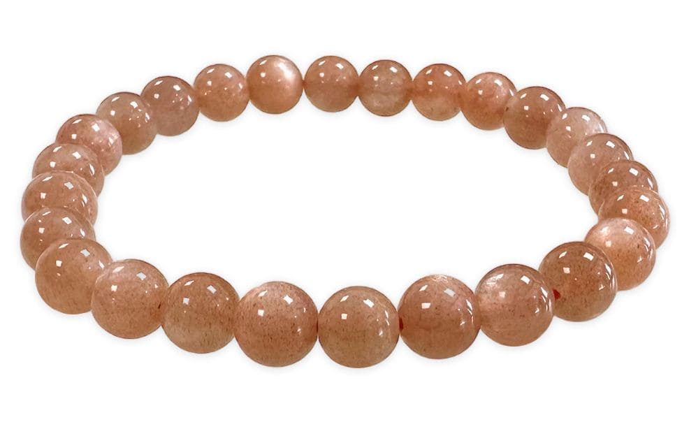 Sunstone bracelet AA beads 6-7mm